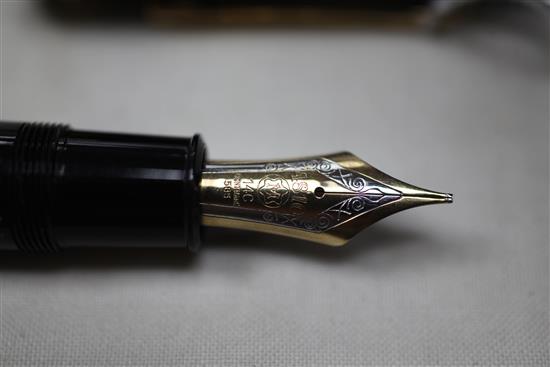 A vintage Montblanc 149 fountain pen 5.75in.